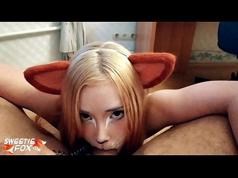 ❤️ Kitsune gbe dick ati pẹlu ni ẹnu rẹ ❤❌ Iwa onihoho furo ❤